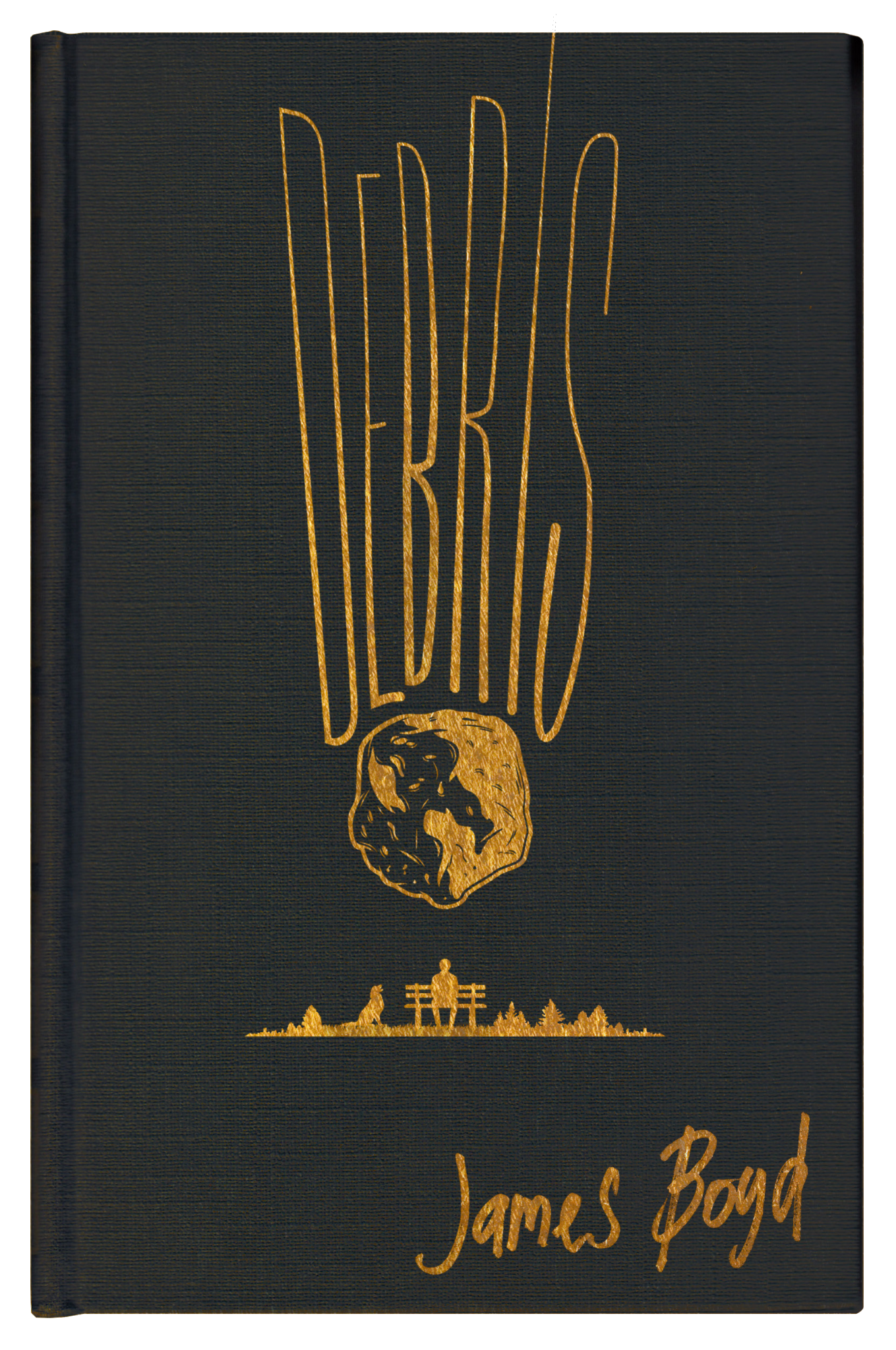 Debris hardback book cover by Greannach & Crosta